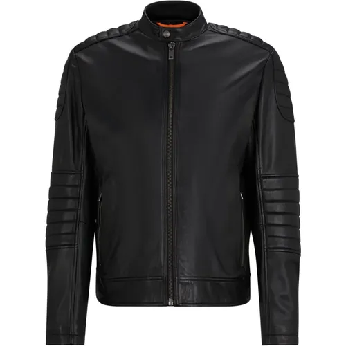 Leather Jacket , male, Sizes: M, S - Boss - Modalova