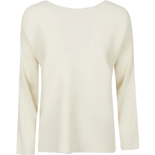 Ribbed Viscose Sweater , female, Sizes: M, S, XS - Liviana Conti - Modalova