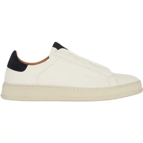 Deerskin Slip-On Sneakers , male, Sizes: 6 UK, 9 UK - Kiton - Modalova