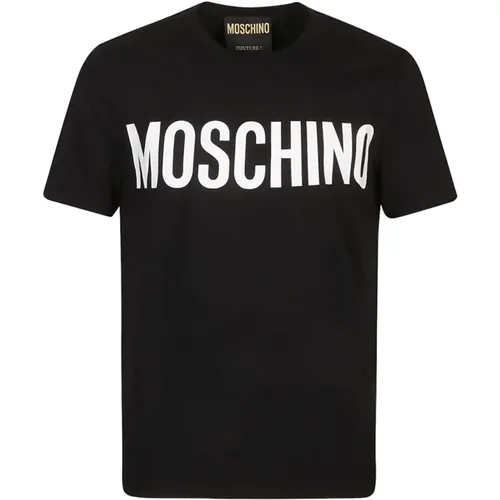 Cotton T-Shirt Classic Fit , male, Sizes: S, XL, M, L - Moschino - Modalova