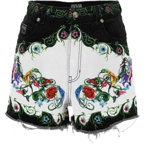 Modische Shorts von , Damen, Größe: W28 - Versace Jeans Couture - Modalova