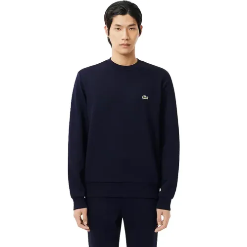 Basic Sweater Men Dark , male, Sizes: XS, L, M, 2XL - Lacoste - Modalova