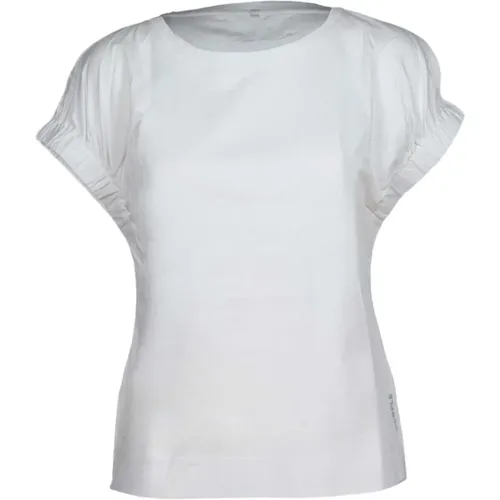 Weißes ärmelloses Omoi T-Shirt , Damen, Größe: S - People of Shibuya - Modalova