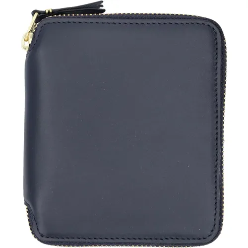 Navy Vertical Zip Wallet , unisex, Sizes: ONE SIZE - Comme des Garçons - Modalova