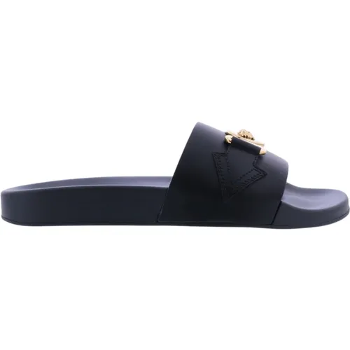 Womens Pool Slide Sandals , female, Sizes: 3 UK, 5 UK - Versace - Modalova