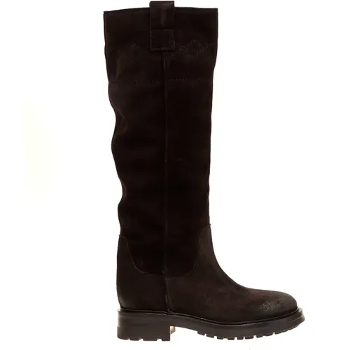 Suede Boot , female, Sizes: 3 UK, 4 UK, 5 UK, 6 UK - Strategia - Modalova