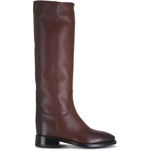 Leather High Boots , female, Sizes: 3 1/2 UK, 4 UK - Santoni - Modalova