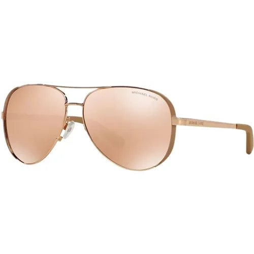 Rose Gold Chelsea Sonnenbrille mit Farblinsen - Michael Kors - Modalova