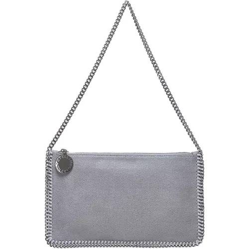 Grey Shaggy Deer Pouch Bag , female, Sizes: ONE SIZE - Stella Mccartney - Modalova