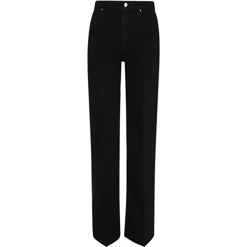 Schwarze Flared Leg Jeans Aw24 , Damen, Größe: W26 - 7 For All Mankind - Modalova