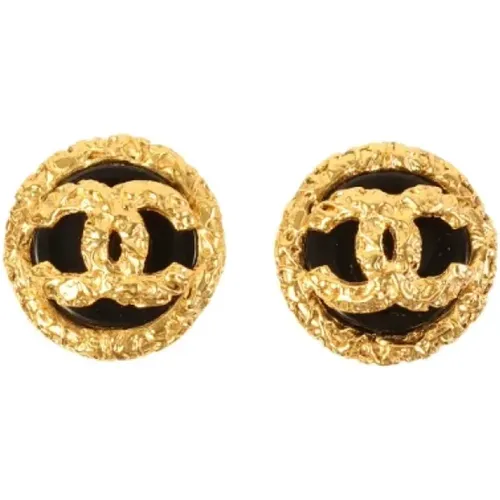 Pre-owned Metal earrings , female, Sizes: ONE SIZE - Chanel Vintage - Modalova