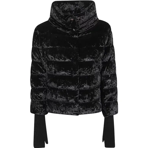 Schwarze Jacke für Frauen , Damen, Größe: L - Herno - Modalova