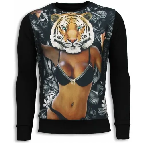 Tiger Chick Sweater - Pullover für Männer - 5789Z , Herren, Größe: 2XL - Local Fanatic - Modalova