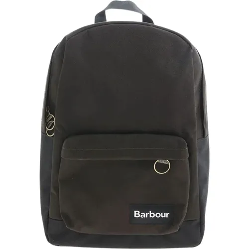 Canvas colour block backpack with front pocket , unisex, Sizes: ONE SIZE - Barbour - Modalova