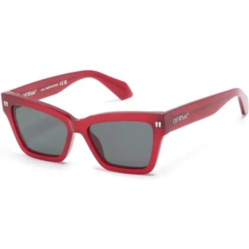 Sunglasses for Everyday Use , unisex, Sizes: 54 MM - Off White - Modalova