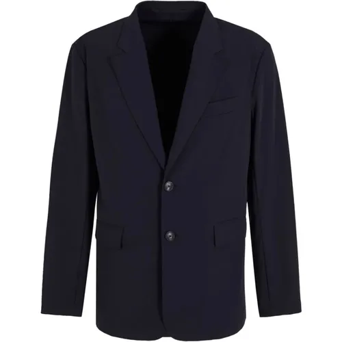 Navy Capsule Jackets Pintuck Detailing , male, Sizes: L, 3XL - Emporio Armani - Modalova