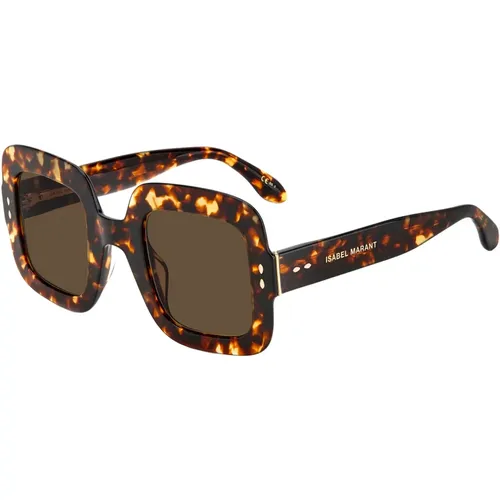 Havana/ Sunglasses , female, Sizes: 49 MM - Isabel marant - Modalova