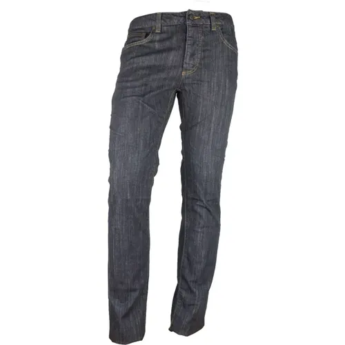 Denim Regular Fit Jeans , Herren, Größe: S - Cavalli Class - Modalova