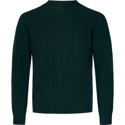 Cable-Knit Wool Cashmere Sweater , male, Sizes: XL, 2XL - Boglioli - Modalova