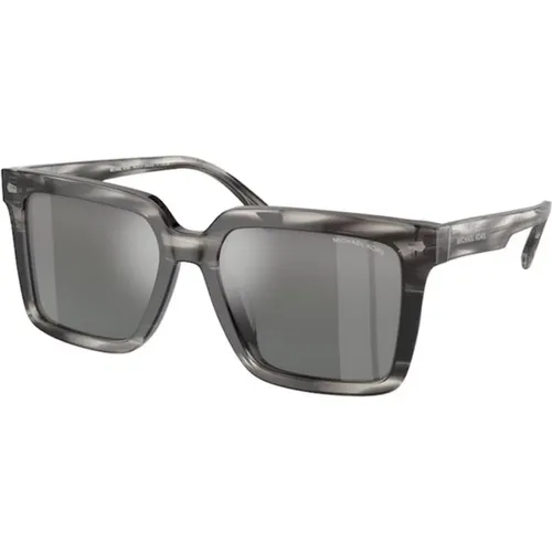 Stylische Sonnenbrille mit schwarzem Rahmen - Michael Kors - Modalova