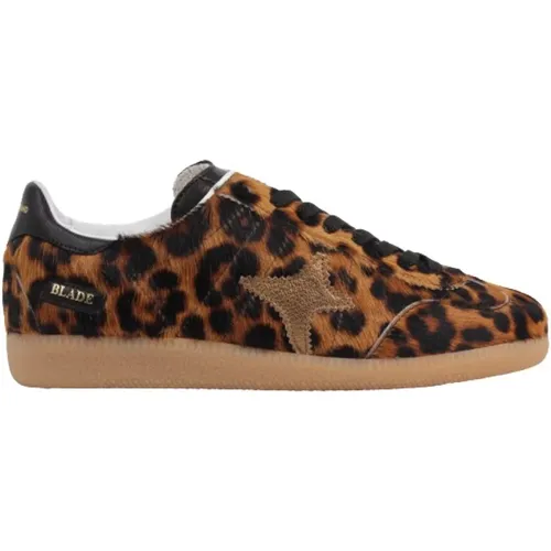 Leopard Print Sneaker , female, Sizes: 7 UK - Ama Brand - Modalova