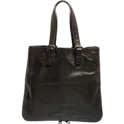 Pre-owned Leather totes , female, Sizes: ONE SIZE - Bottega Veneta Vintage - Modalova