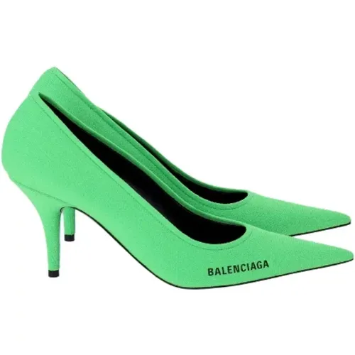 Pre-owned Polyester heels , female, Sizes: 6 UK - Balenciaga Vintage - Modalova