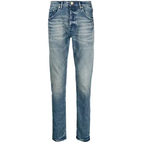 Stilvolle Jeanskollektion,Mid Indigo Western Slim-fit Jeans - Purple Brand - Modalova