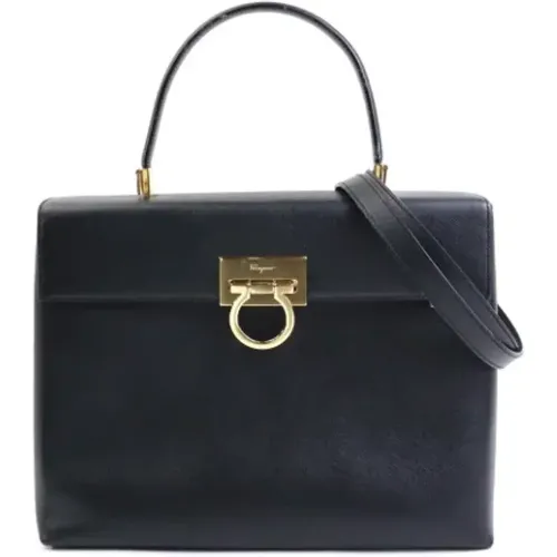 Pre-owned Leder Handtaschen , Damen, Größe: ONE Size - Salvatore Ferragamo Pre-owned - Modalova