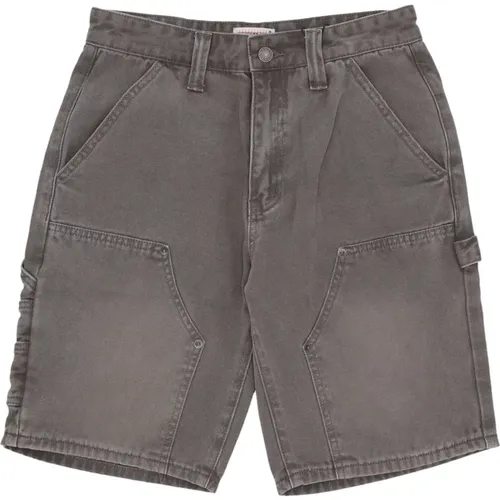 Zimmermannsshorts 4 Tasche Weites Bein , Herren, Größe: W30 - Guess - Modalova