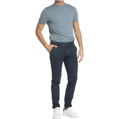 Marineblaue Chino Hose Extra Slim - Mason's - Modalova