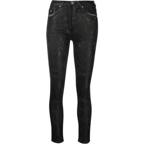 Tone-on-Tone Slim-Fit Jeans , Damen, Größe: W30 - John Richmond - Modalova