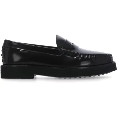 Leather Loafers for Men , male, Sizes: 9 UK - TOD'S - Modalova