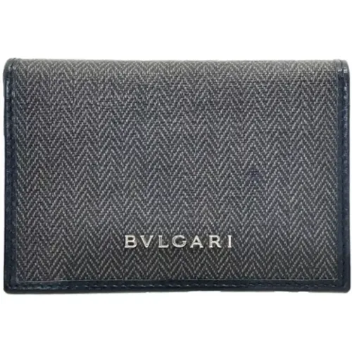 Pre-owned Leather wallets , male, Sizes: ONE SIZE - Bvlgari Vintage - Modalova