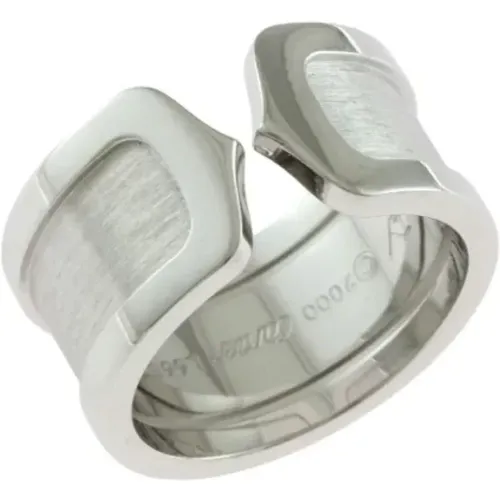 Pre-owned White Gold rings , female, Sizes: ONE SIZE - Cartier Vintage - Modalova