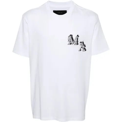 Monogramm T-Shirt , Herren, Größe: M - Amiri - Modalova