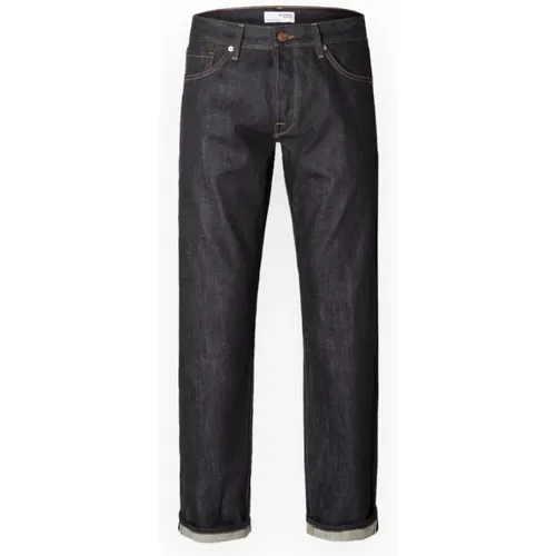 Gerades Jeans für Männer , Herren, Größe: W36 - Selected Homme - Modalova