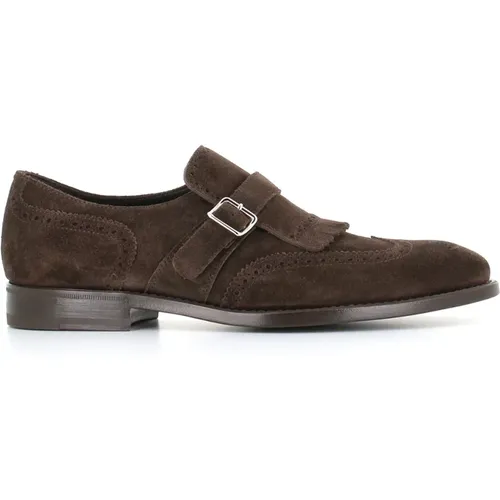 Suede Fringe Brogue Shoes , male, Sizes: 8 1/2 UK, 11 UK, 7 1/2 UK, 8 UK, 9 UK - Henderson - Modalova