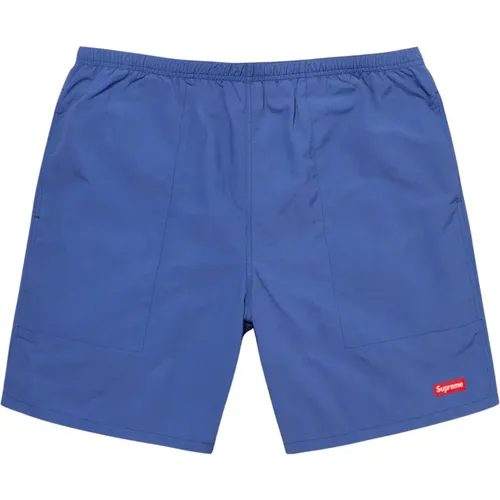 Limited Edition Nylon Water Short Light Navy , male, Sizes: XL, M - Supreme - Modalova