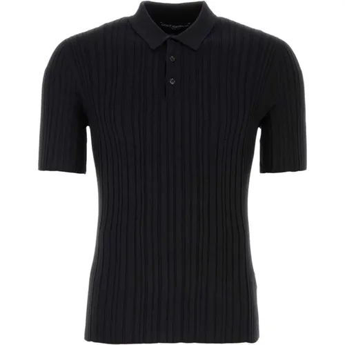 Polo-Shirt aus Seidenmischung , Herren, Größe: 2XL - Dolce & Gabbana - Modalova
