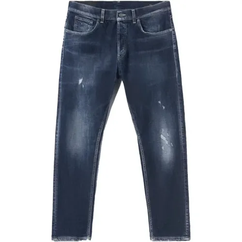 Classic Straight Jeans , male, Sizes: W31, W32 - Dondup - Modalova