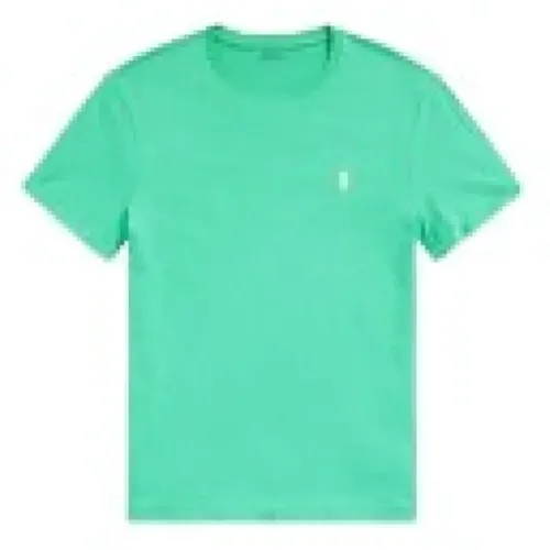 Klassisches Grünes T-Shirt , Herren, Größe: S - Ralph Lauren - Modalova