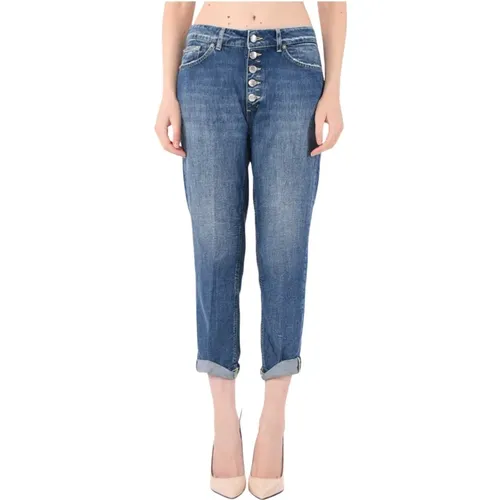 Cropped Jeans , female, Sizes: W26, W27, W31, W32, W25, W29, W30 - Dondup - Modalova