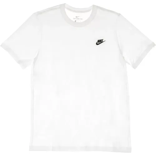 Club Tee Streetwear T-Shirt , Herren, Größe: 2XL - Nike - Modalova