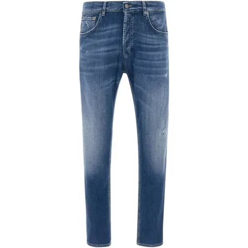 Stylische Slim-fit Jeans Upgrade Kollektion , Herren, Größe: W32 - Dondup - Modalova