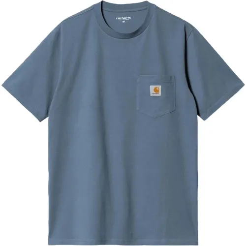 S/S Taschen T-shirt , Herren, Größe: S - Carhartt WIP - Modalova