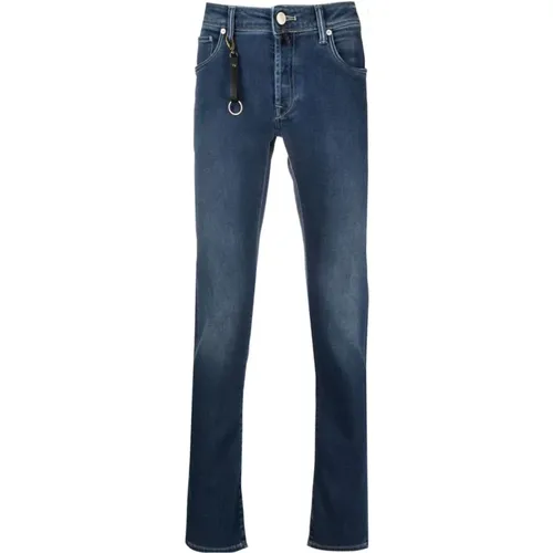 Slim Fit Jeans mit mittelhoher Taille - Incotex - Modalova