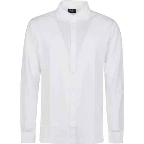 Bianco Long Sleeve Shirt , male, Sizes: 2XL, XL - Barba Napoli - Modalova