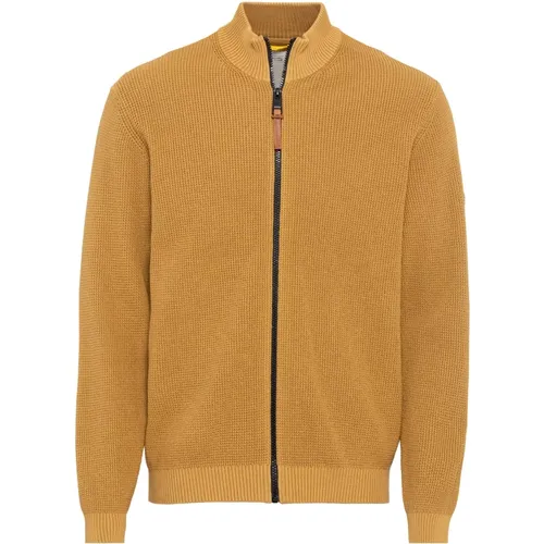 Strickjacke aus Cotton , Herren, Größe: 3XL - camel active - Modalova