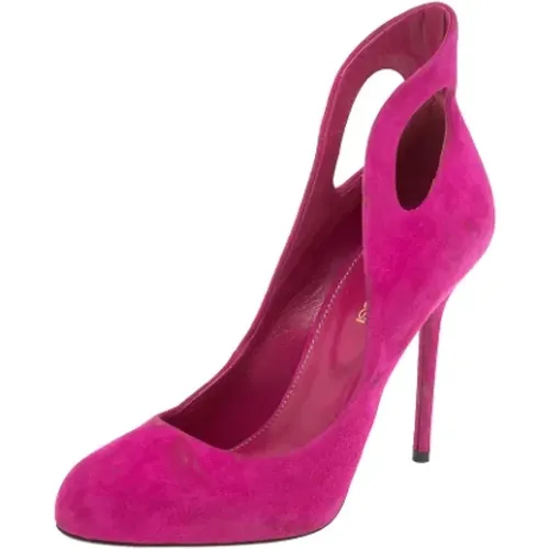 Pre-owned Suede heels , female, Sizes: 3 UK - Sergio Rossi Pre-owned - Modalova